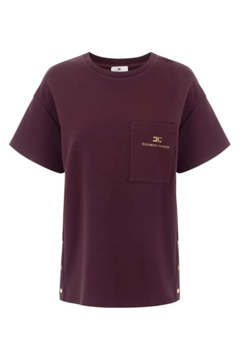 Heavy jersey T-shirt with pocket ELISABETTA FRANCHI | sweaters | MA02756E2EA4